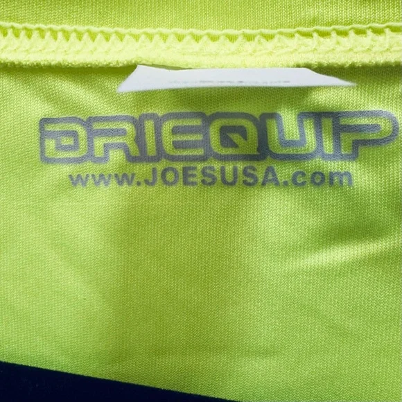 Driequip Dri-Fit All Sport Neon Yellow Short Sleeve T Shirt~ Size 2 XLarge New - Picture 6 of 7